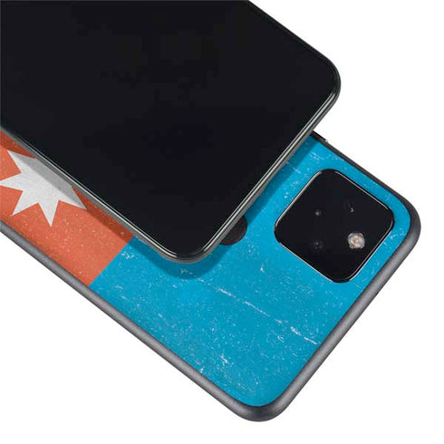 Azerbaijan Flag Distressed Google Pixel 4a 5G Skin